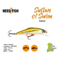 Leurre Dur - Sultan of Swim Vairon - Need2Fish