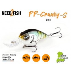 Leurre Dur - PP-Cranky.S Blue- Need2Fish